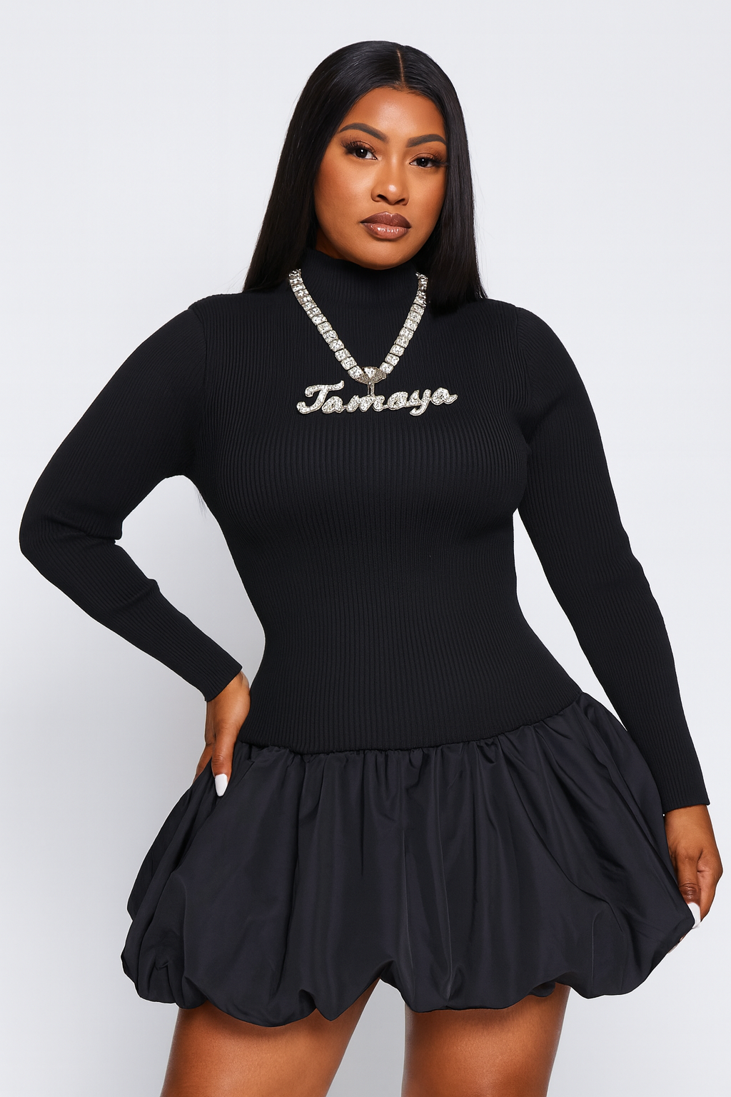 A Puff of Chic Dress