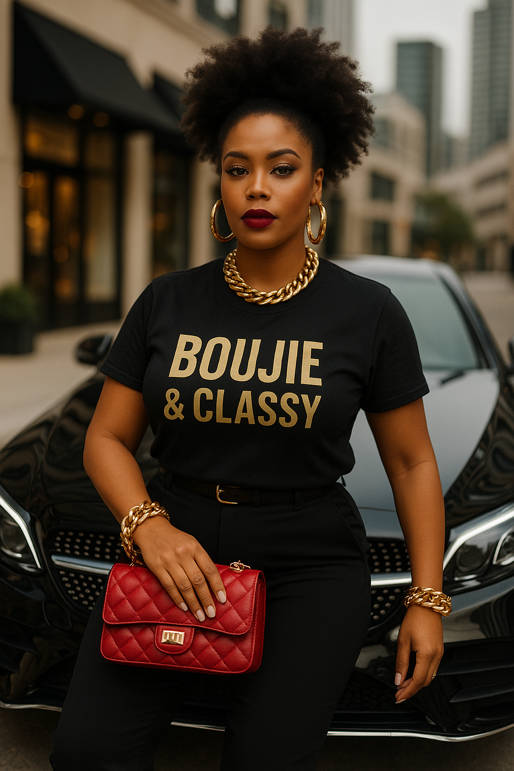 “Boujie & Classy” Statement Tee