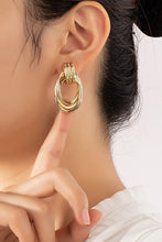 Load image into Gallery viewer, Premium trio metal knot and hoop earrings
