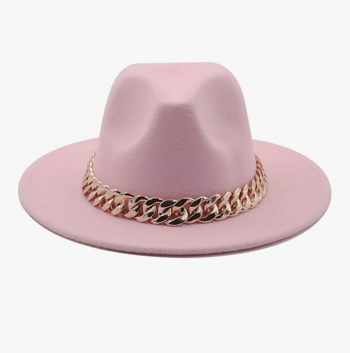 Chic Chain Linked Fedora