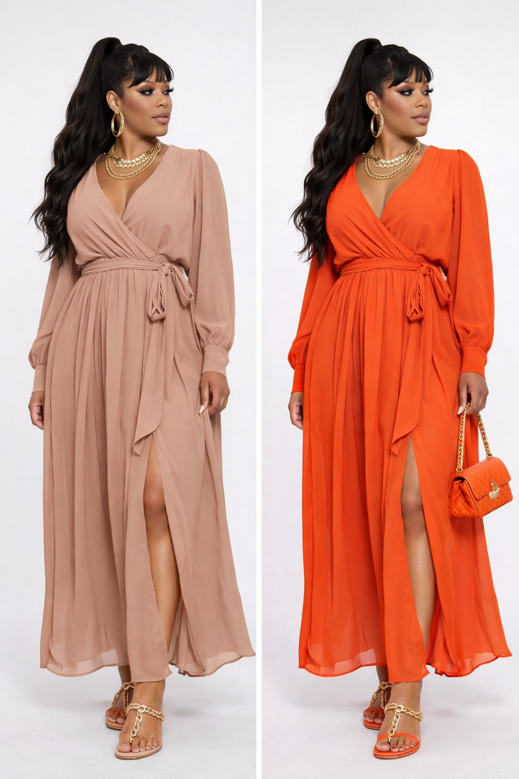 ✨ The “Soft Power Wrap Maxi