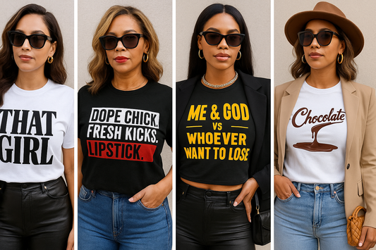 Dope Chick. Fresh Kicks. Red Lipstick 💄 Shirt