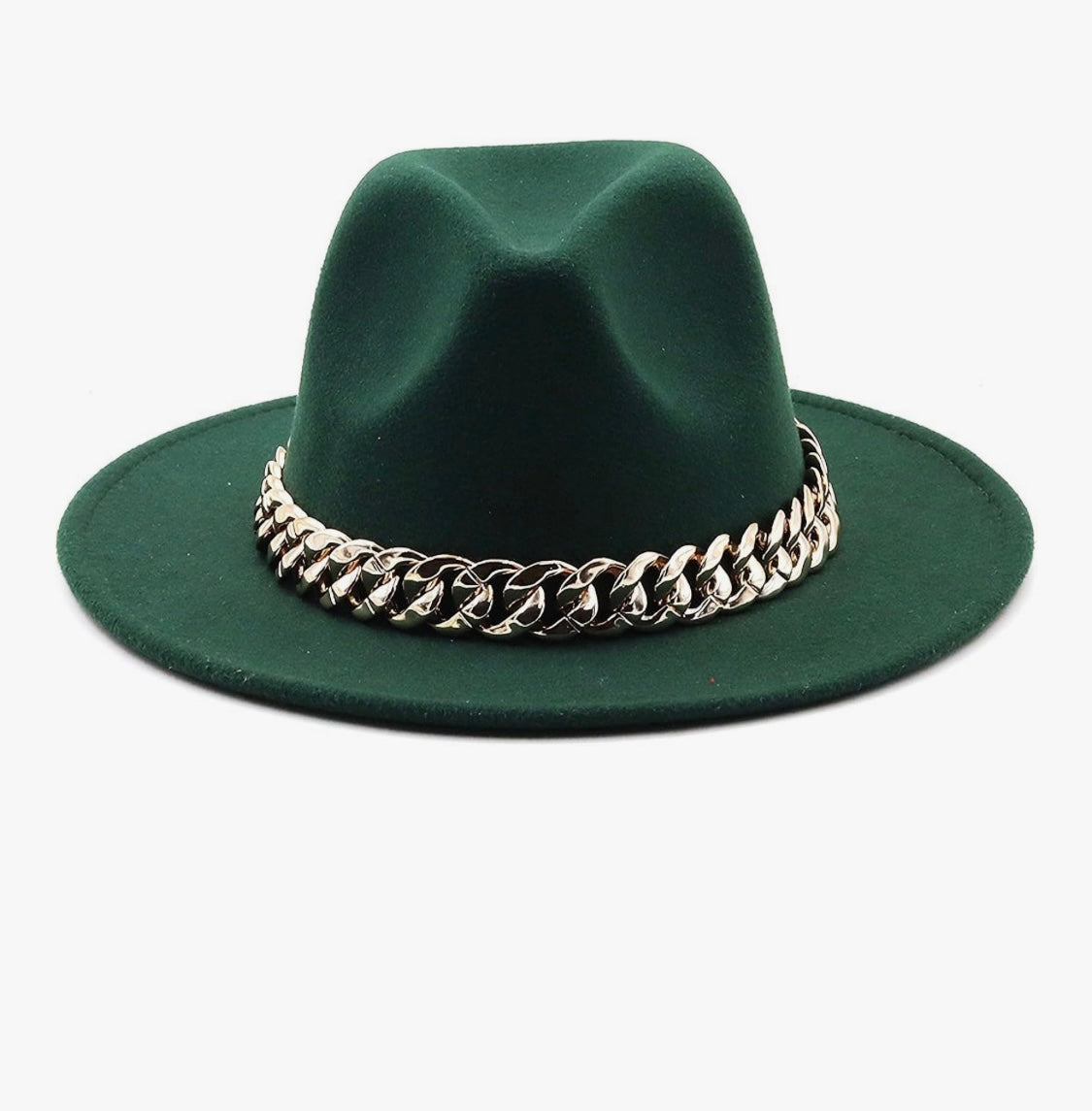 Chic Chain Linked Fedora
