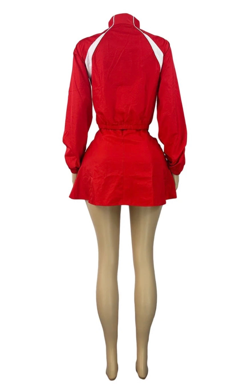The Red Hot Rush Skort Set