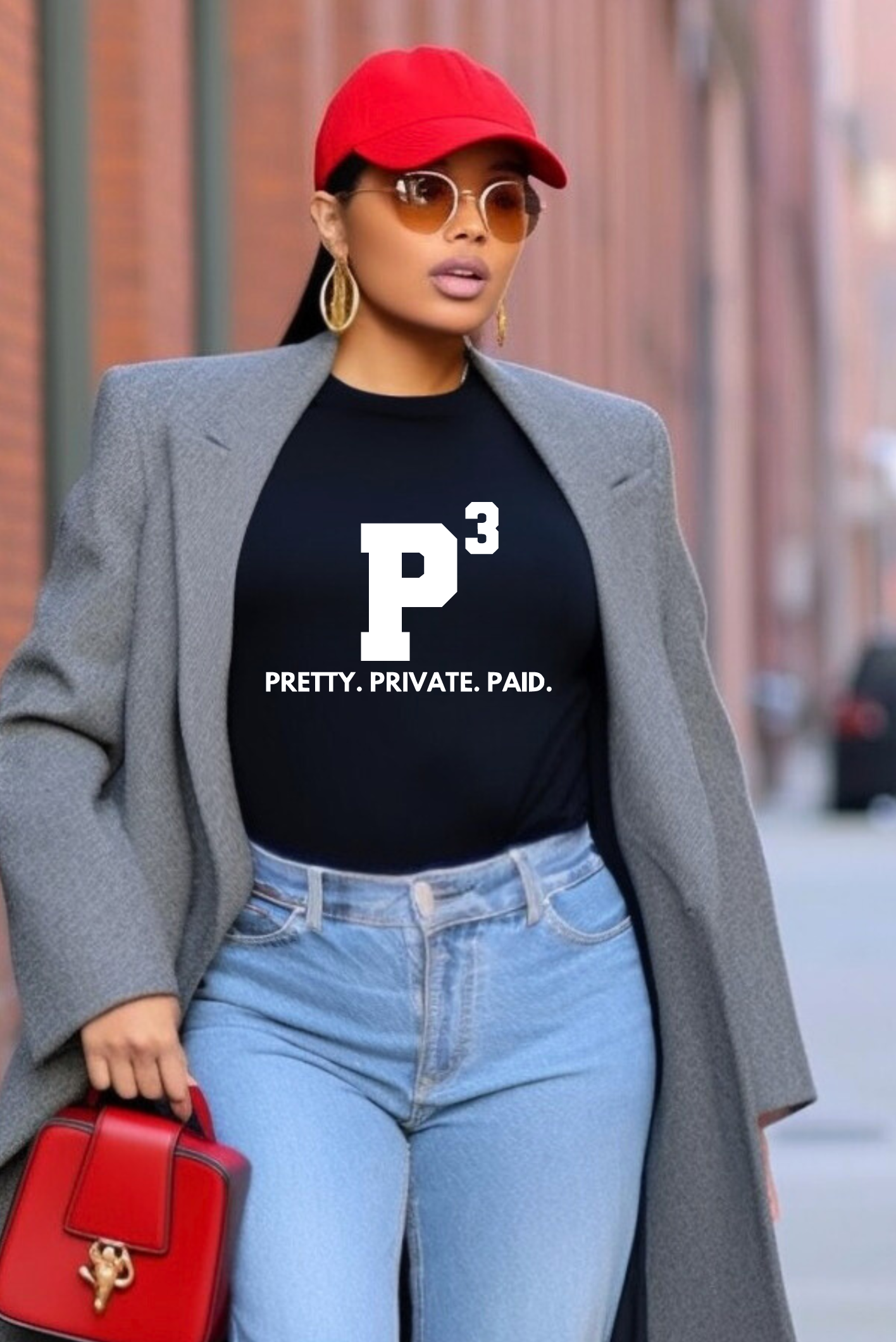 Pretty Private Paid Glitter Oversized Sweatshirt