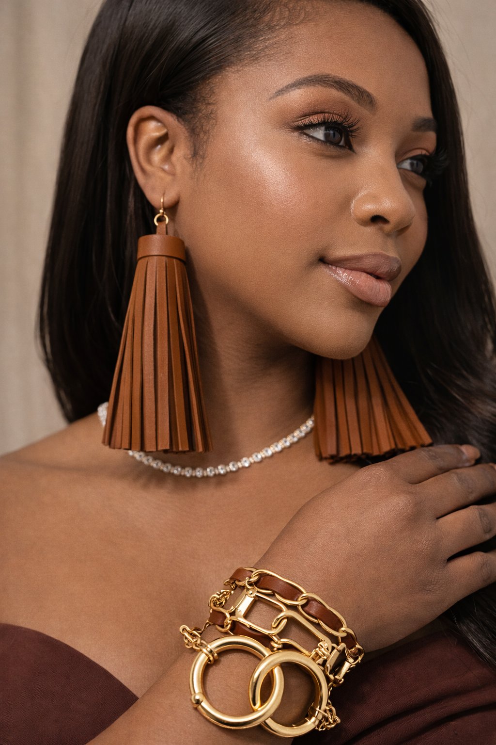 Chain Reaction Earring and Bracelet Set