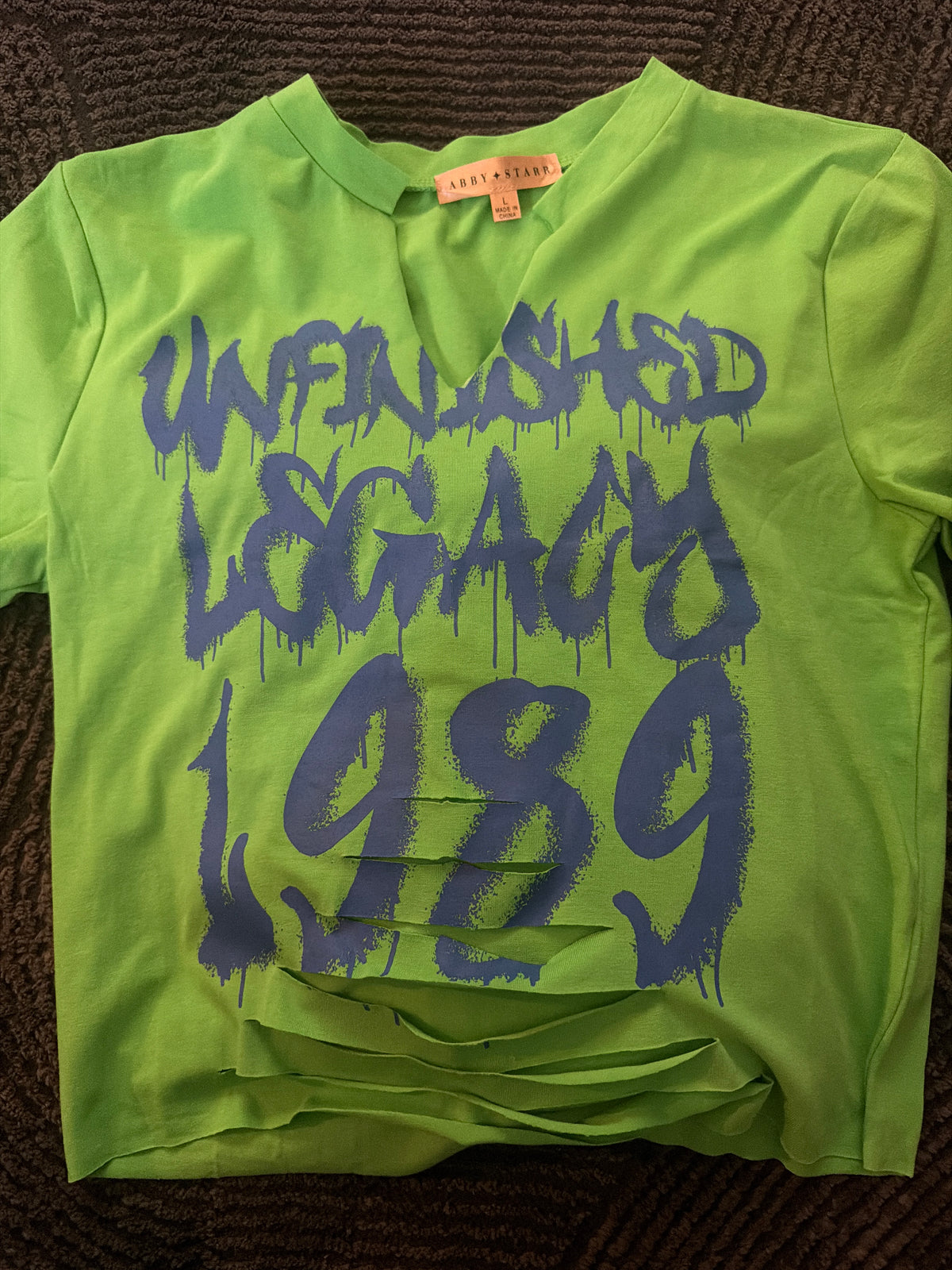 Unfinished Shirt Distressed Shirt