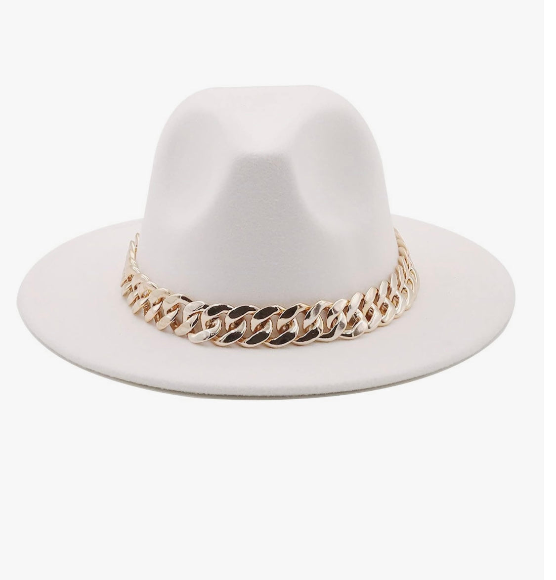 Chic Chain Linked Fedora