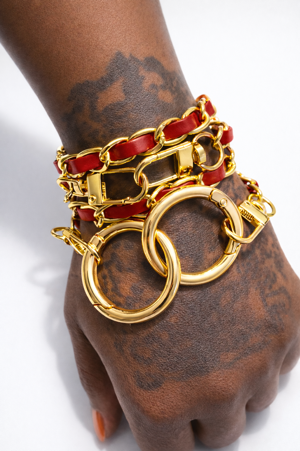 Chain Reaction Earring and Bracelet Set