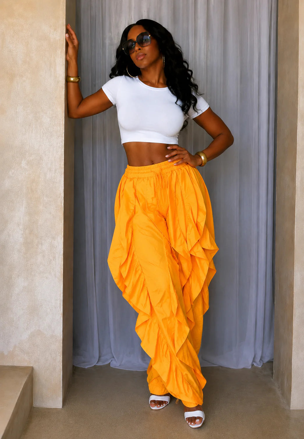 The Ruffle Me Chic Statement Pants